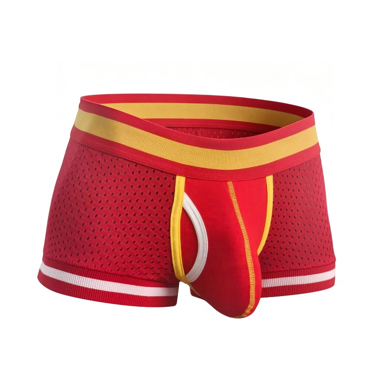 Men Mesh Boxer Briefs U Convex - Mesh Sport Boxer ulasan dan harga