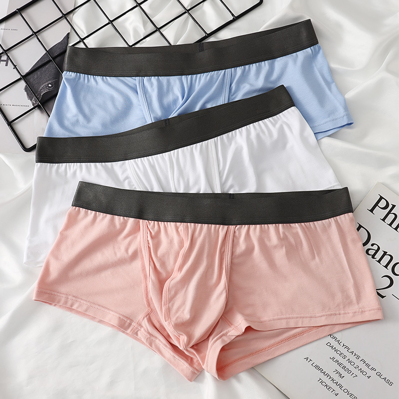 Men's Bamboo Fiber Boxer Short - Bamboo Fiber Trunk ulasan dan harga