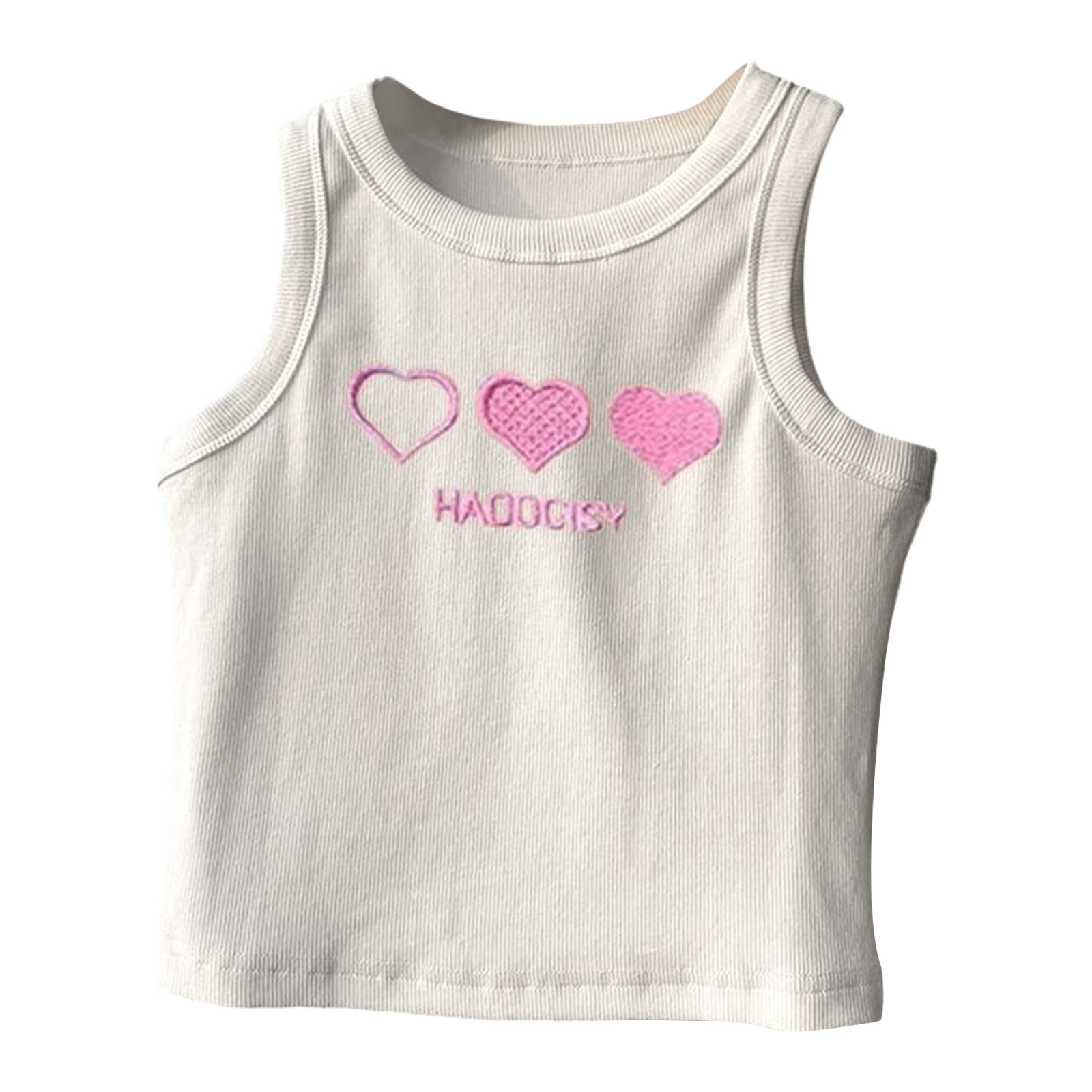 Kids Girls Gym Fitness Exercis - Tank Top Ribbed ulasan dan harga