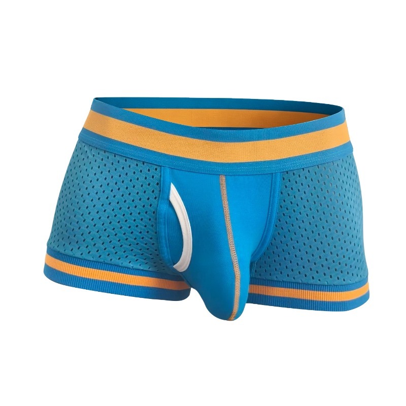 Men Mesh Breathable Boxer Brie - Mesh Sport Boxer ulasan dan harga