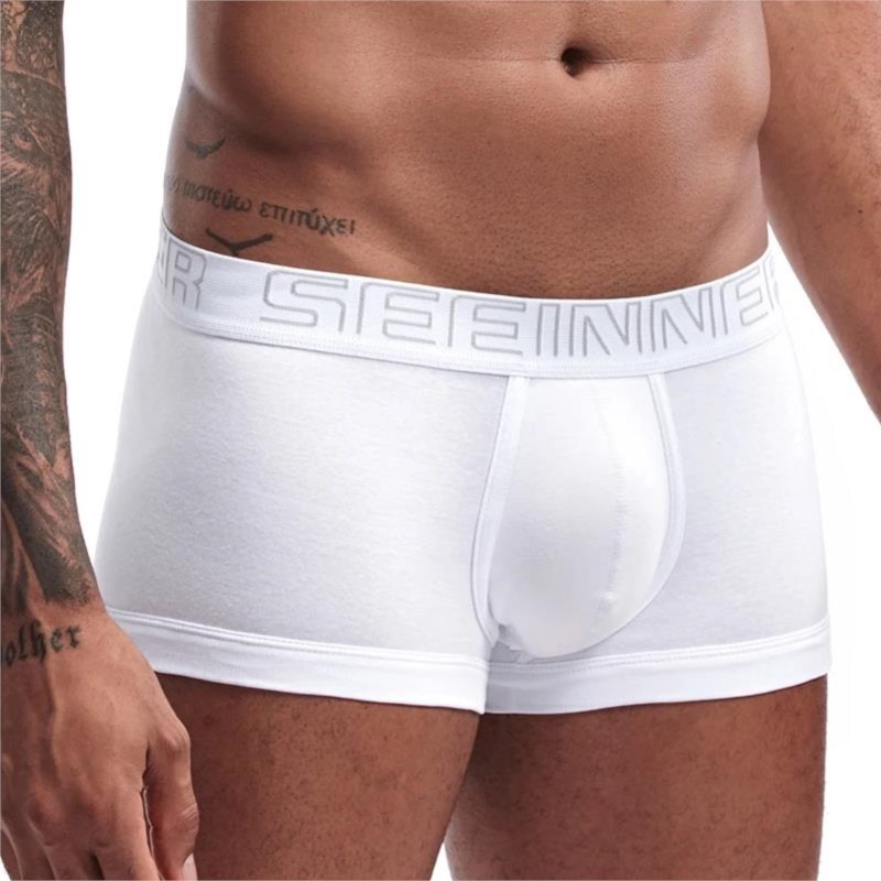 Seeinner Mens Boxer Shorts Cot - Boxer Brief Pack Cotton ulasan dan harga