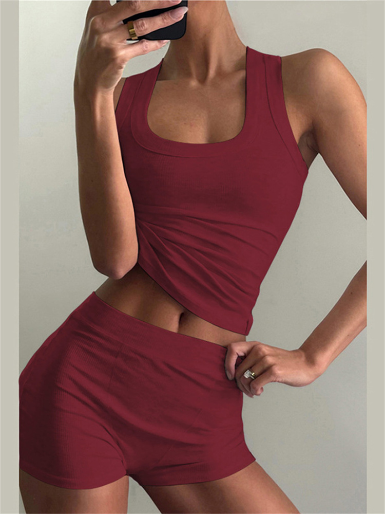 Nibber Ribbed Casual 2 Piece S - Tank Top Ribbed ulasan dan harga