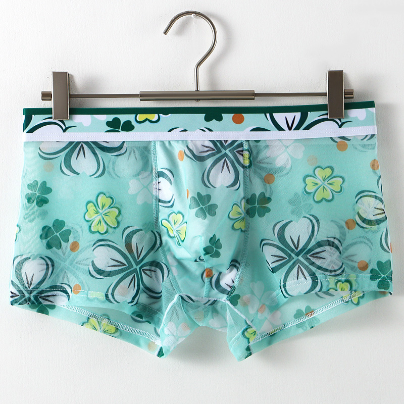 Ultra Thin Transparent Ice Sil - Mesh Sport Boxer ulasan dan harga