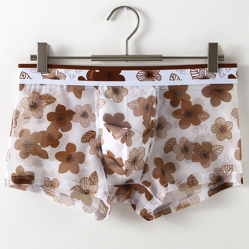 Ultra Thin Transparent Ice Sil - Mesh Sport Boxer ulasan dan harga