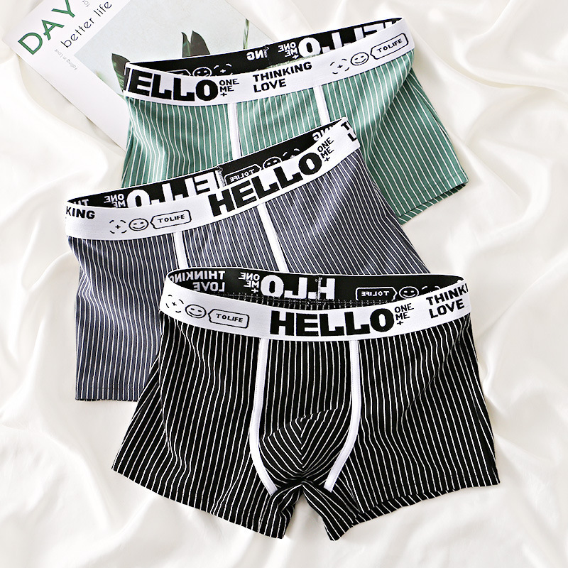 2026 Men's Underwear Cotton Un - Boxer Brief Pack Cotton ulasan dan harga