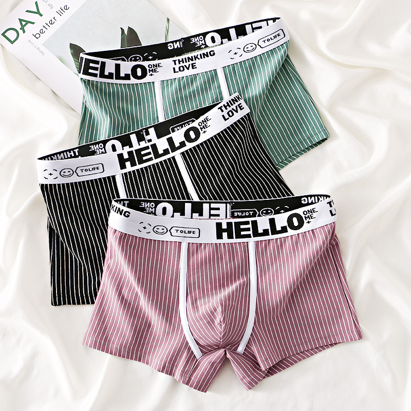 2026 Men's Underwear Cotton Un - Boxer Brief Pack Cotton ulasan dan harga
