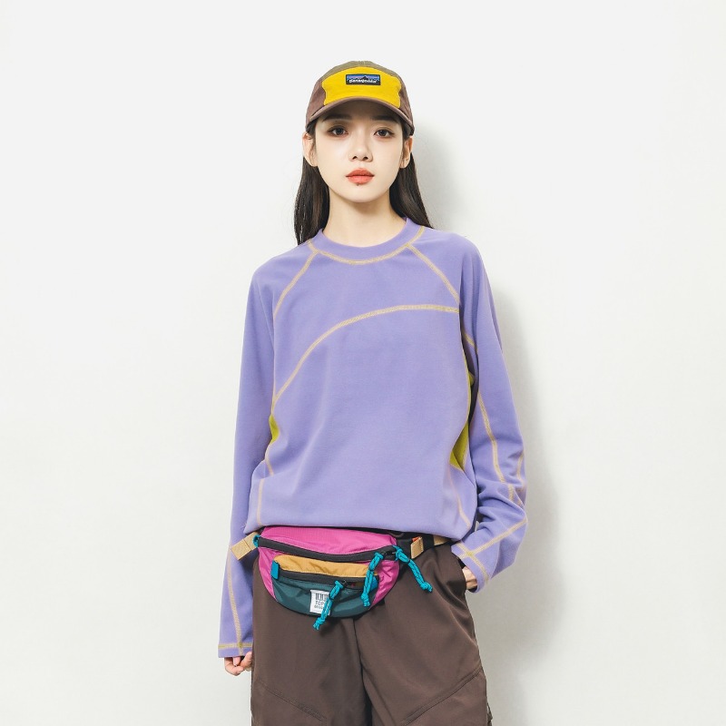 Unisex Outdoor Color Block Lon - Base Layer Top ulasan dan harga
