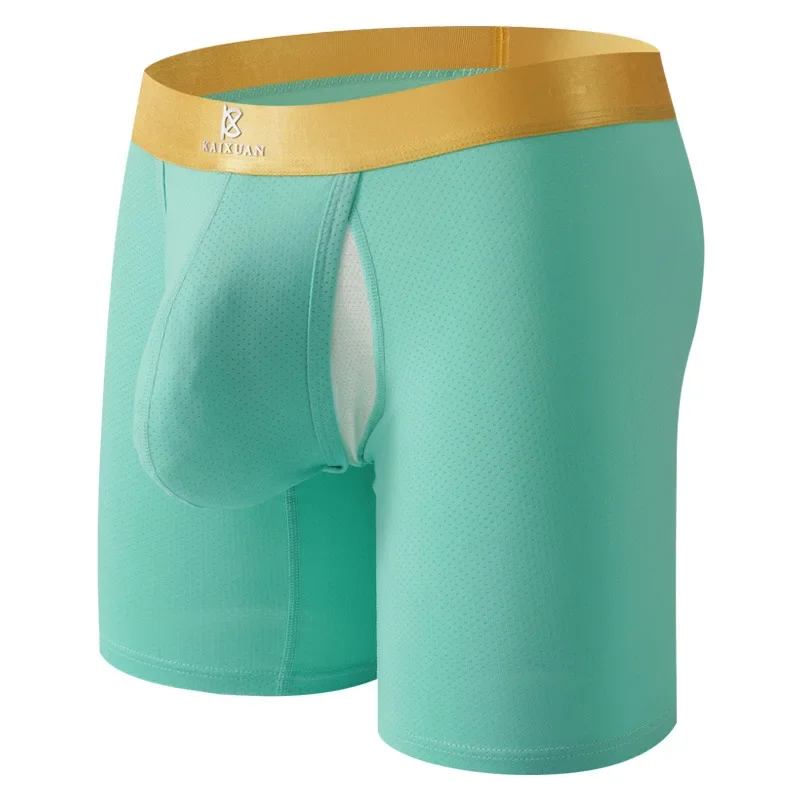 Men's Ice Silk Long Leg Boxer  - Multi Pack Underwear ulasan dan harga
