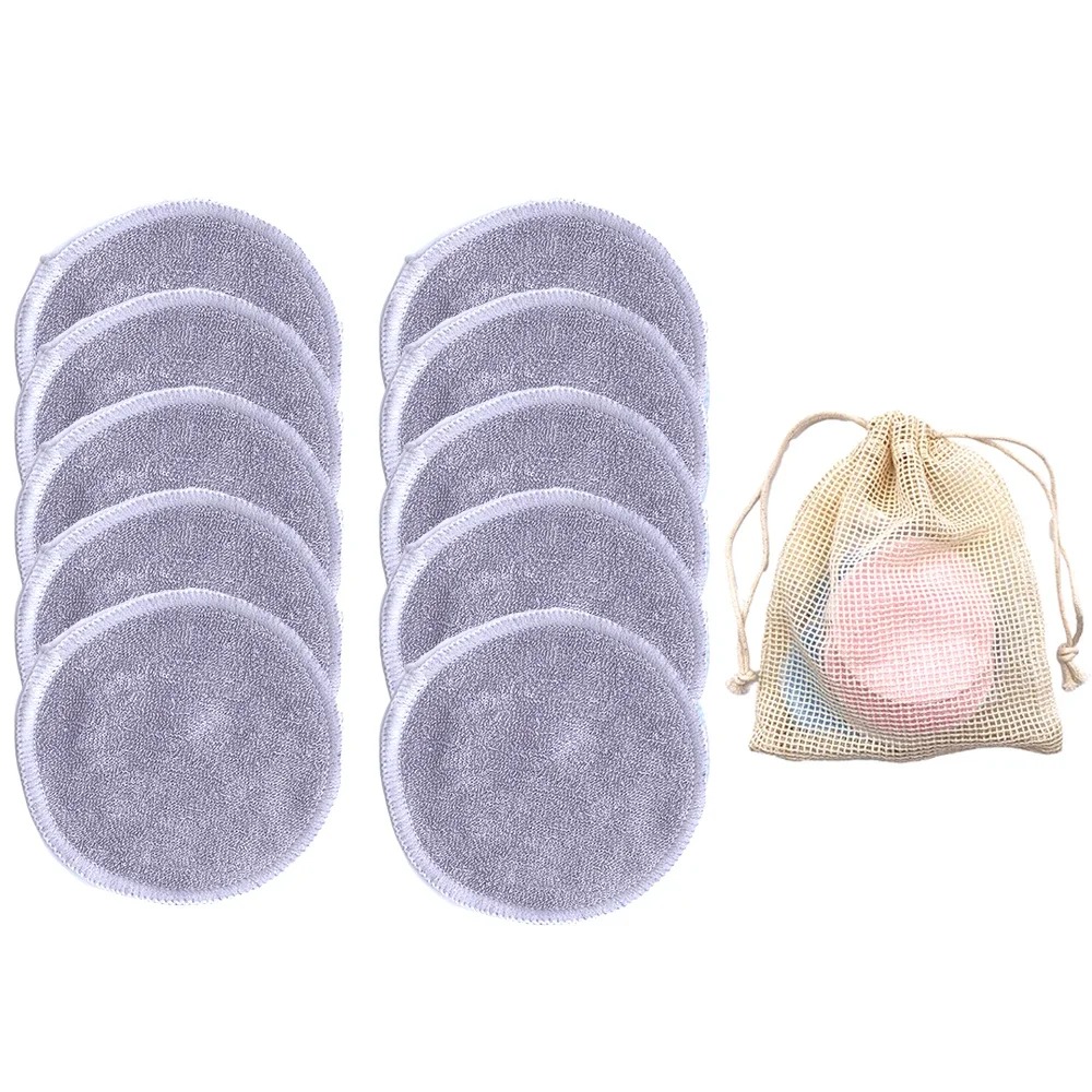 10PC Reusable Makeup Remover P - Bamboo Fiber Trunk ulasan dan harga