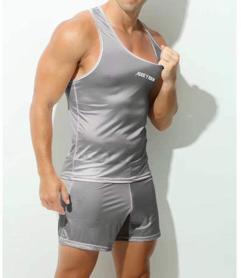 Men's Underwear Grey boxer ult - Mesh Sport Boxer ulasan dan harga