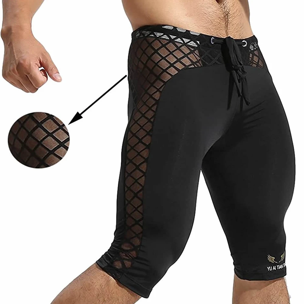 Men Sport Fitness Shorts Quick - Mesh Sport Boxer ulasan dan harga