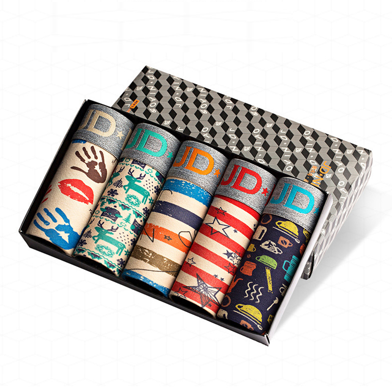 5Pcs/lot Men Underwear Cotton  - Boxer Brief Pack Cotton ulasan dan harga