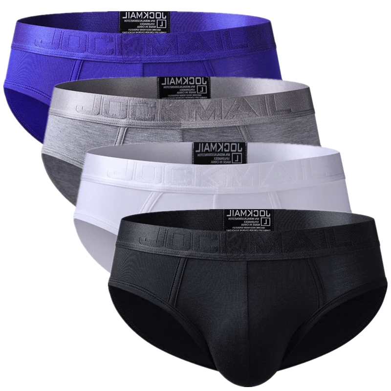 4PCS/Lot Men Briefs Bikini Mal - Multi Pack Underwear ulasan dan harga