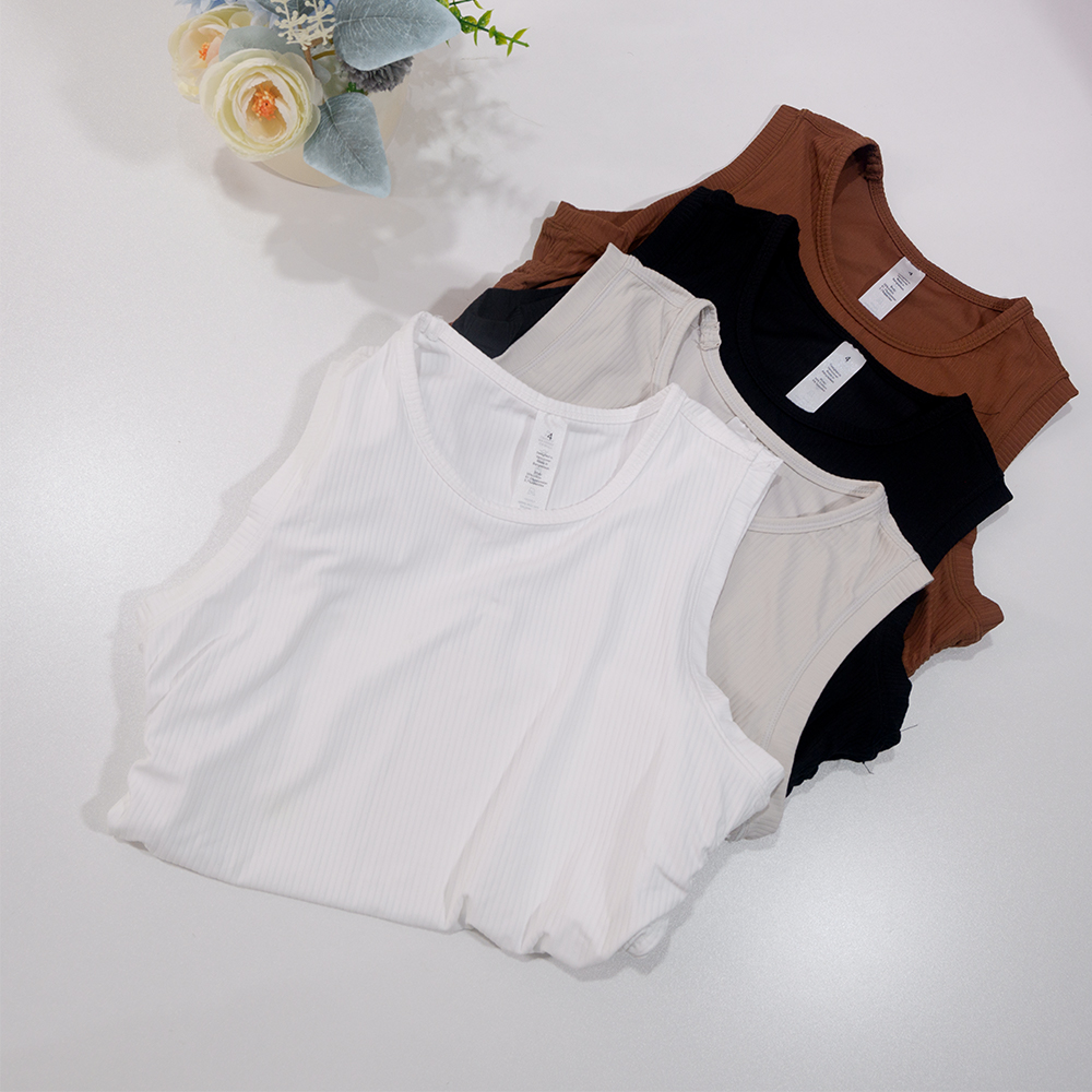 Summer Yoga Wear Ribbed Tank T - Tank Top Ribbed ulasan dan harga